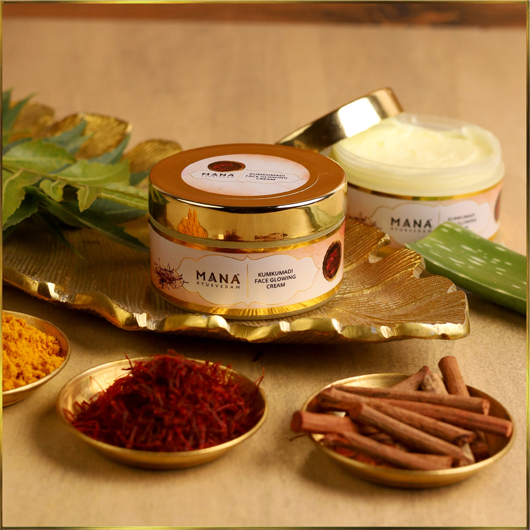Ayurvedic fairness cream with essence of Kesar | Mana Ayurvedam