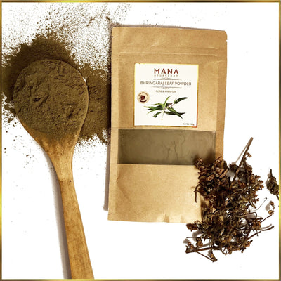 mana-ayurvedam-bhringaraj-leaf-powder